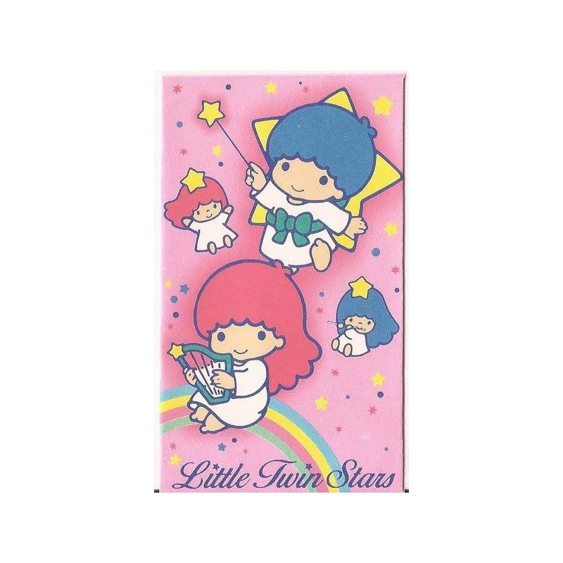 Ano 1987. Mini-Envelope Little Twin Stars Vintage Sanrio