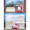 Ano 2003. Conjunto de Papel de Carta Gotōchi Kitty Regional Japão 16 Sanrio