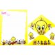 Conjunto de Papel de Carta Importado Tweety 09