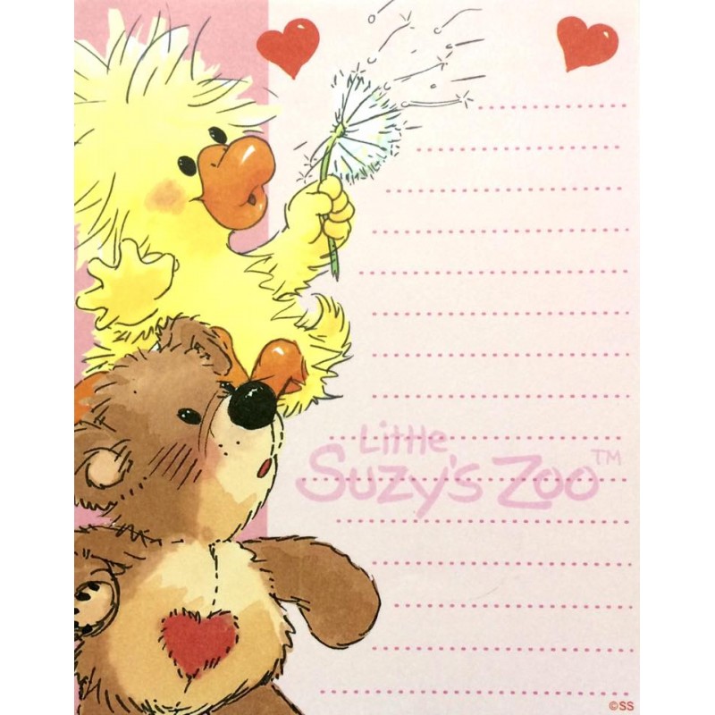 Papel de Carta IMPORTADO Suzy's Zoo M2