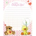 Papel de Carta IMPORTADO Suzy's Zoo M3