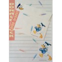 Conjunto de Papel de Carta VINTAGE Disney - Donald Duck