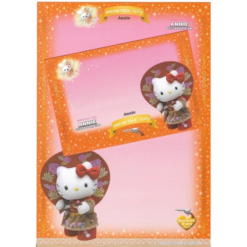 Ano 2004. Papel de Carta DREAM TALE Kitty - Annie - Sanrio