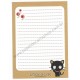 Ano 2003. Kit com 3 Papéis de Carta diferentes Chococat Sanrio