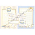 Ano 2002. Conjunto de Papel de Carta Baby Cinnamon BC Sanrio