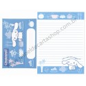 Ano 2005. Conjunto de Papel de Carta Cinnamoroll Cafe Sanrio