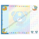 Ano 2002. Kit com 3 Papéis de Carta Hoshinowaguma Sanrio