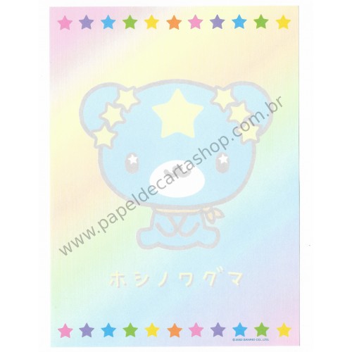 Ano 2002. Kit com 3 Papéis de Carta Hoshinowaguma Sanrio