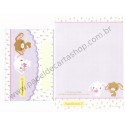 Ano 2011. Conjunto de Papel de Carta Sugarbunnies Twins Ll Sanrio