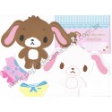 Ano 2008. Conjunto de Papel de Carta Sugarbunnies Patisserie Chocolatier Sanrio