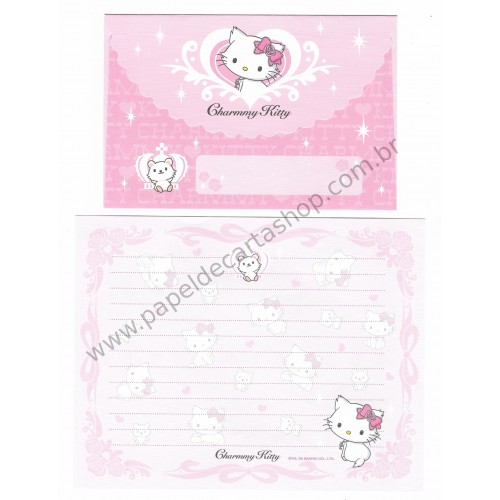 Ano 2006. Conjunto de Papel de Carta Charmmy Kitty Dupla Sanrio