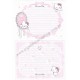 Ano 2006. Conjunto de Papel de Carta Charmmy Kitty Dupla Sanrio