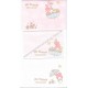 Ano 2010. Conjunto de Papel de Carta My Melody Flowery Parasol Sanrio