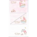 Ano 2010. Conjunto de Papel de Carta My Melody Flowery Parasol Sanrio