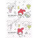 Ano 2008. Conjunto de Papel de Carta My Melody Sanrio