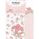 Ano 2009. Conjunto de Papel de Carta My Melody Pipi & Popo Sanrio