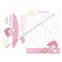 Ano 2011. Conjunto de Papel de Carta My Melody Butterflies Br Sanrio