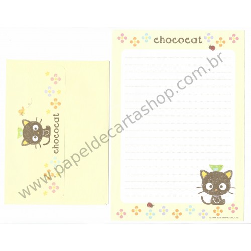 Ano 2005. Conjunto de Papel de Carta Chococat (AM 03) Sanrio