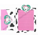 Ano 1990. Conjunto de Papel de Carta Spottie Dottie Sanrio