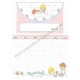 Ano 2006. Conjunto de Papel de Carta Little Twin Stars Sanrio