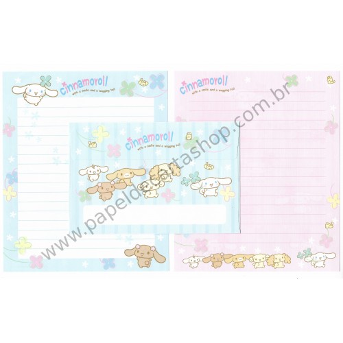 Ano 2007. Conjunto de Papel de Carta Cinnamoroll Sanrio