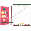 Ano 1998. Conjunto de Papel de Carta Patty & Jimmy Antigo Sanrio
