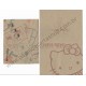 Ano 1996. Conjunto de Papel de Carta Hello Kitty Kraft Sanrio