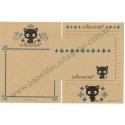 Ano 2005. Conjunto de Papel de Carta Chococat Kraft Sanrio