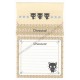 Ano 2000. Conjunto de Papel de Carta Chococat Dupla 1 Antigo (Vintage) Sanrio