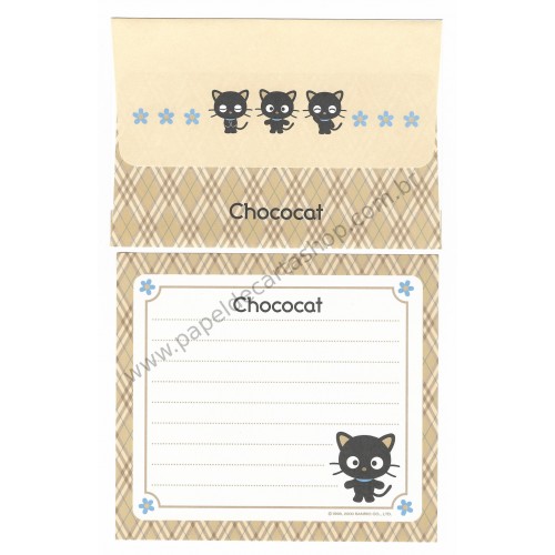 Ano 2000. Conjunto de Papel de Carta Chococat Dupla 1 Antigo (Vintage) Sanrio