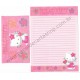 Ano 1999. Conjunto de Papel de Carta Hello Kitty Sanrio