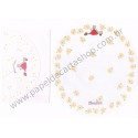 Ano 1992. Conjunto de Papel de Carta Marron Cream TRS Vintage Sanrio