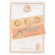 Conjunto de Papel de Carta Antigo (Vintage) Bon Bon Cat Kitten's Meal Time