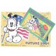 Conjunto de Papel de Carta Antigo (Vintage) Little Bobdog American Hero Wealthyluck Sunward