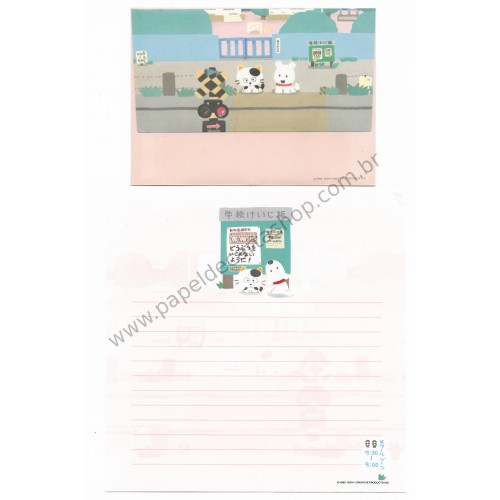 Ano 1985. Conjunto de Papel de Carta Antigo Tama & Friends P Sony