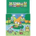 Ano 1997. Conjunto de Papel de Carta Keroppi Grande Vintage Sanrio