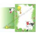 Conjunto de Papel de Carta Antigo Importado Looney Tunes 11