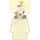Conjunto de Papel de Carta Snoopy Love Letter to Charlie Brown Antigo (Vintage) - Peanuts