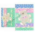 Ano 1991. Conjunto de Papel de Carta Bear Tin Summer Vintage Sanrio