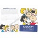 Conjunto de Papel de Carta Snoopy & Friends AZ Antigo Hallmark Peanuts