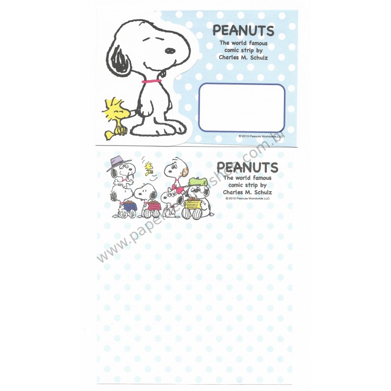 Kit 2 Conjuntos de Papéis de Carta Snoopy AZ AM Peanuts