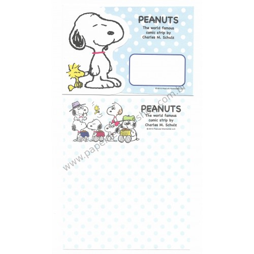 Kit 2 Conjuntos de Papéis de Carta Snoopy AZ AM Peanuts