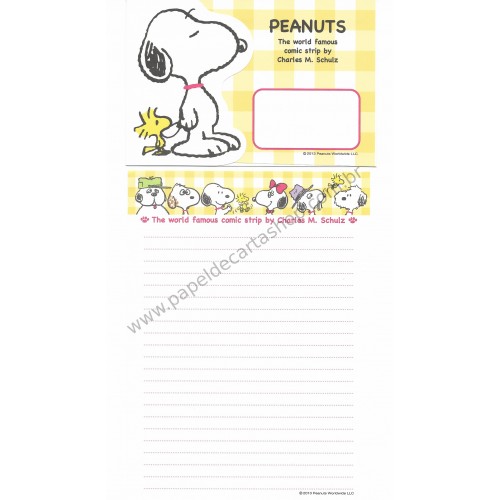 Kit 2 Conjuntos de Papéis de Carta Snoopy AZ AM Peanuts