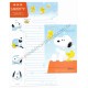 Conjunto de Papel de Carta Snoopy Fix Club Peanuts