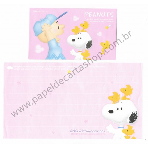 Conjunto de Papel de Carta Snoopy UFS Peanuts