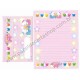 Ano 2002. Conjunto de Papel de Carta Hello Kitty 28th Anniversary Sanrio