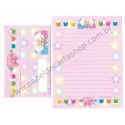 Ano 2002. Conjunto de Papel de Carta Hello Kitty 28th Anniversary Sanrio