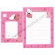 Ano 2000. Conjunto de Papel de Carta Hello Kitty Espanha Sanrio