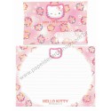 Ano 1999. Conjunto de Papel de Carta Hello Kitty Wink CRS Sanrio