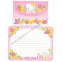 Ano 2001. Conjunto de Papel de Carta Hello Kitty Lemonade 1 Sanrio